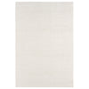 Cream modern rug with subtle textured pattern and a soft, plush finish.