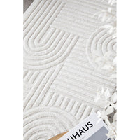 Catana 4755 White Modern Patterned Runner Rug - Rugs Of Beauty - 3