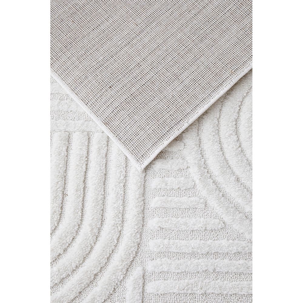Catana 4755 White Modern Patterned Runner Rug - Rugs Of Beauty - 4