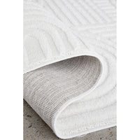 Catana 4755 White Modern Patterned Runner Rug - Rugs Of Beauty - 5