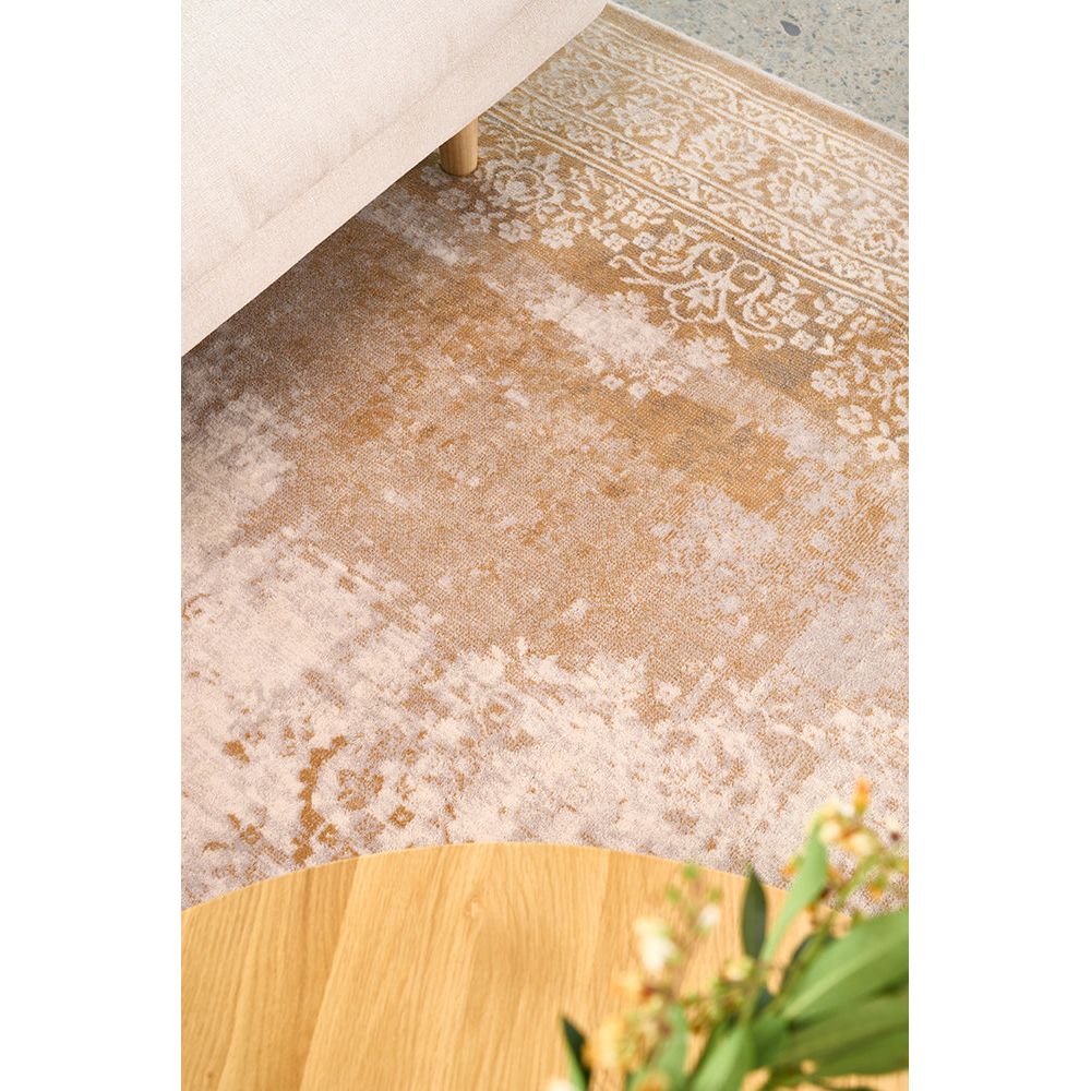 Morriset 3781 Beige Transitional Wool Rug - Rugs Of Beauty - 4