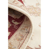 Beige Red Multi Colour Floral Patterned Hand Knotted Oriental Wool Rug - 6