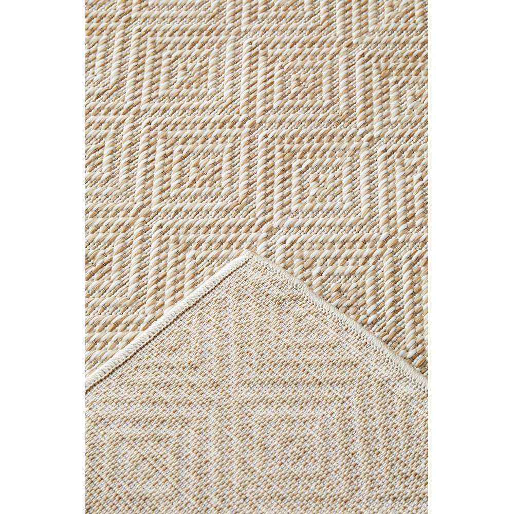 Kedron 1672 Indoor Outdoor Natural Cream Modern Polypropylene Runner Rug - Rugs Of Beauty - 4