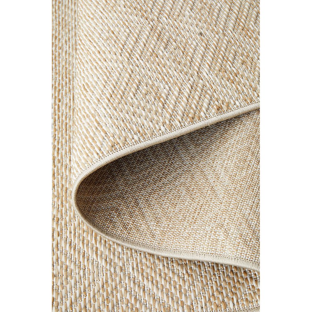 Kedron 1672 Indoor Outdoor Natural Cream Modern Polypropylene Runner Rug - Rugs Of Beauty - 6