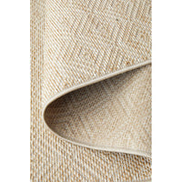 Kedron 1672 Indoor Outdoor Natural Cream Modern Polypropylene Runner Rug - Rugs Of Beauty - 6