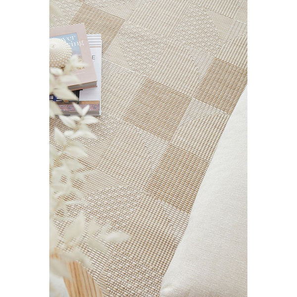 Kedron 1674 Indoor Outdoor Natural Cream Modern Polypropylene Rug - Rugs Of Beauty - 3