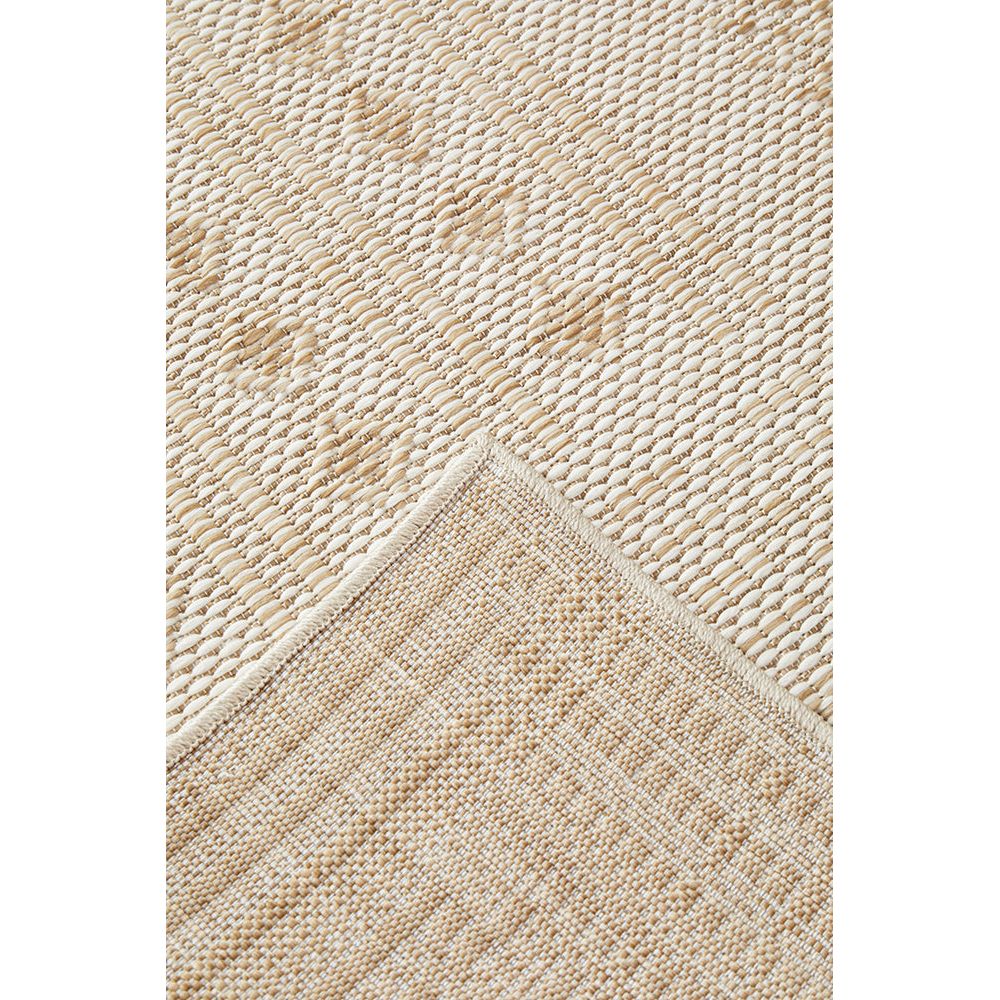 Kedron 1676 Indoor Outdoor Natural Cream Modern Polypropylene Runner Rug - Rugs Of Beauty - 5