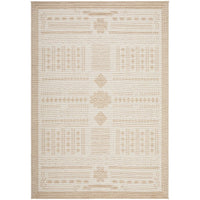 Kedron 1676 Indoor Outdoor Natural Cream Modern Polypropylene Rug - Rugs Of Beauty - 1