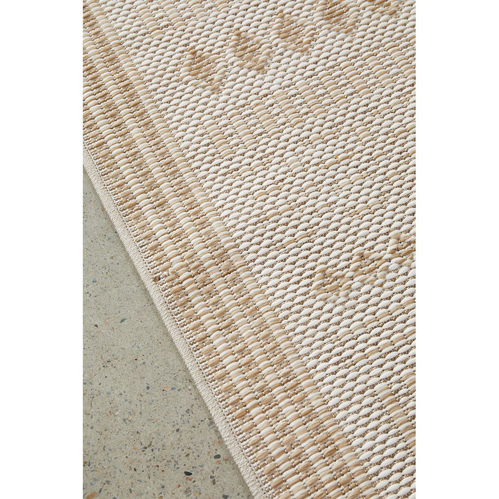 Kedron 1676 Indoor Outdoor Natural Cream Modern Polypropylene Rug - Rugs Of Beauty - 5