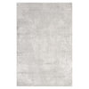 Light grey modern rug with subtle textured pattern and soft pile.