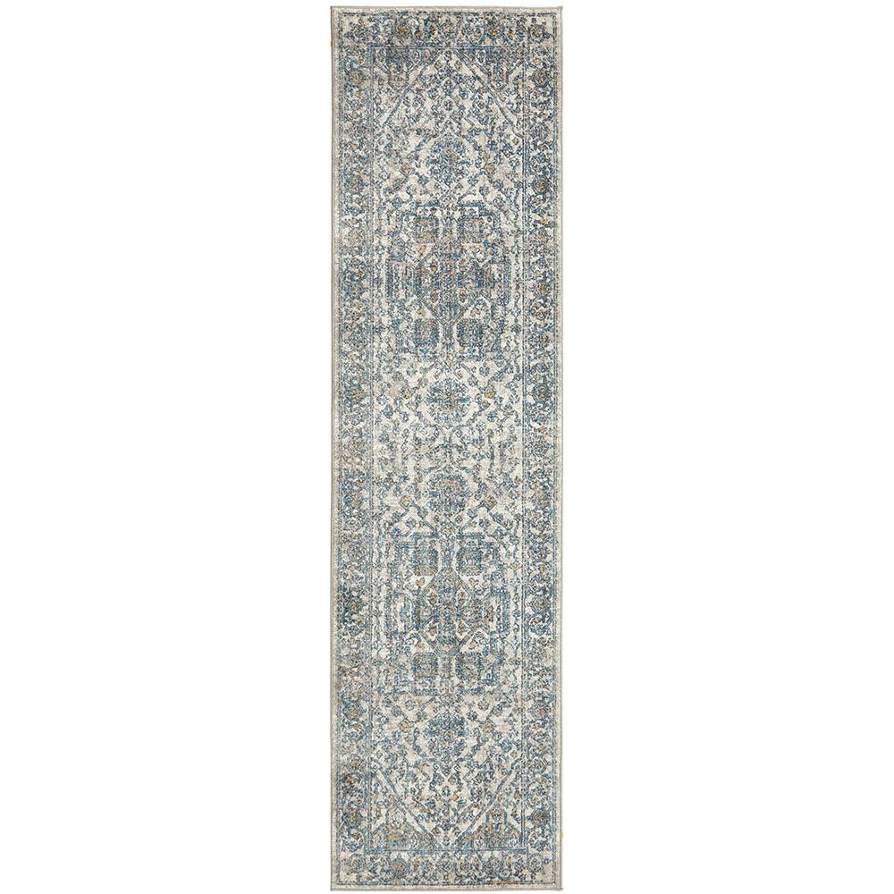 Lawnton 455 Blue Runner Rug - Rugs Of Beauty - 1