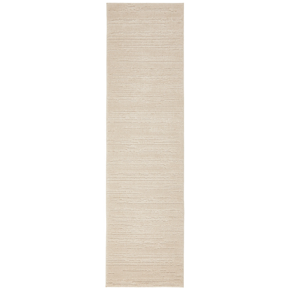 Porto 3426 Natural Patterned Modern Runner Rug - Rugs Of Beauty - 1