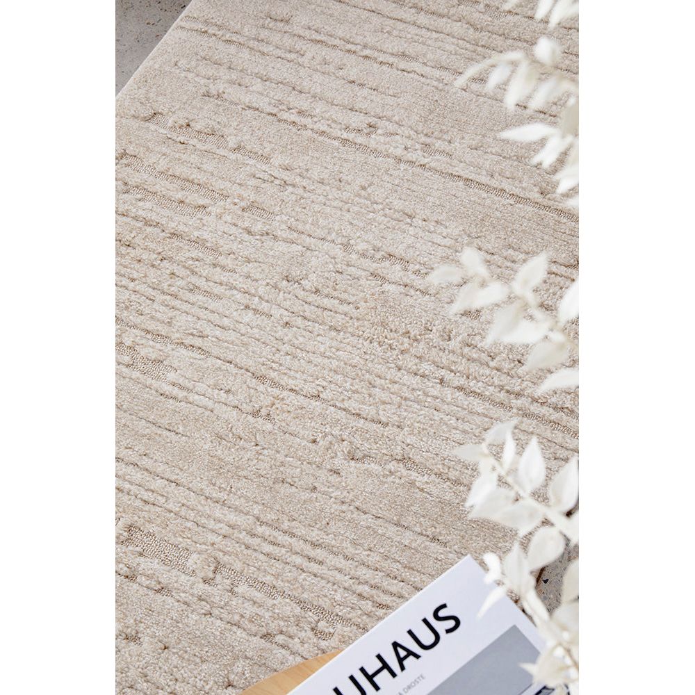 Porto 3426 Natural Patterned Modern Runner Rug - Rugs Of Beauty - 2