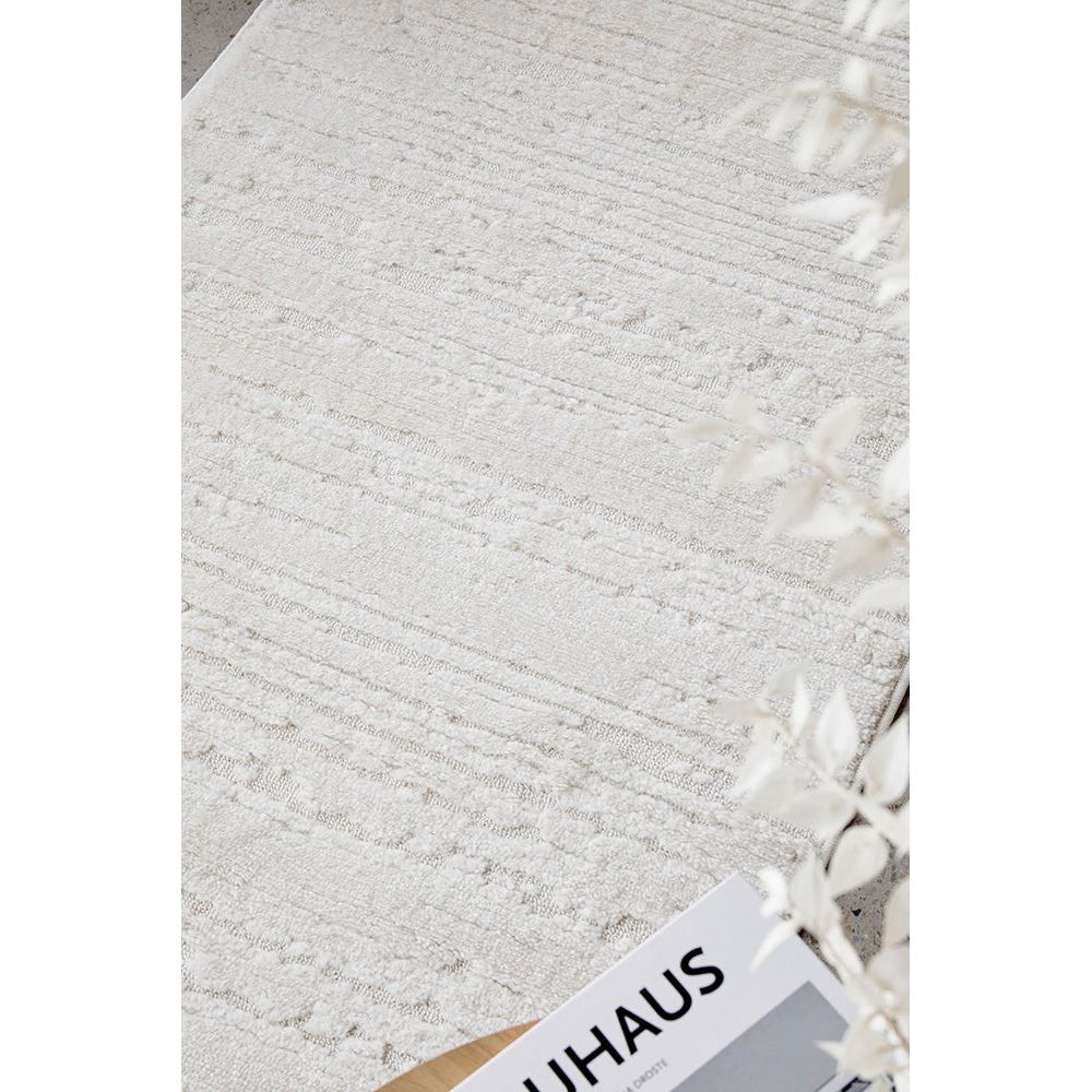 Porto 3426 White Patterned Modern Runner Rug - Rugs Of Beauty - 2