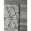 Umea Zig Zag Natural Wool Polyester Runner Rug - Rugs Of Beauty - 2
