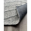 Umea Zig Zag Spotted Grey Wool Polyester Runner Rug - Rugs Of Beauty - 3