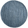 Althea Loop Dark Grey Wool Polyester Round Rug - Rugs Of Beauty - 1