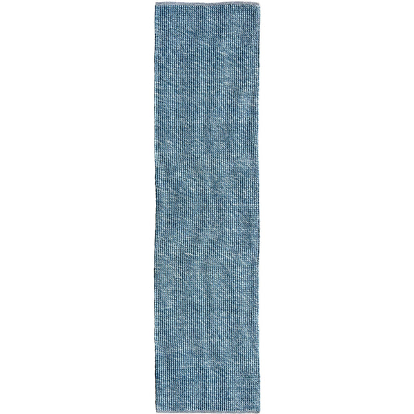 Althea Loop Dark Grey Wool Polyester Runner Rug - Rugs Of Beauty - 1