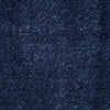 Deep navy blue shaggy rug with soft, plush polyester fibers and modern texture.