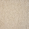 Beige modern shaggy runner rug with dense, textured polyester fibers and a soft, plush surface.