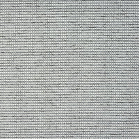 Grey flatweave rug with subtle textured horizontal stripe pattern and minimalist design.