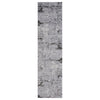 Modern gray textured area rug 
