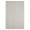 Beige flatweave rug with subtle woven texture and minimalist modern design.