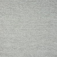 Silver grey flatweave rug with subtle textured pattern and matte finish.