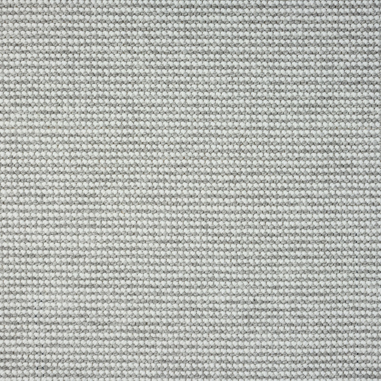 Silver grey flatweave rug with tight, subtle textured weave and minimalist modern design.