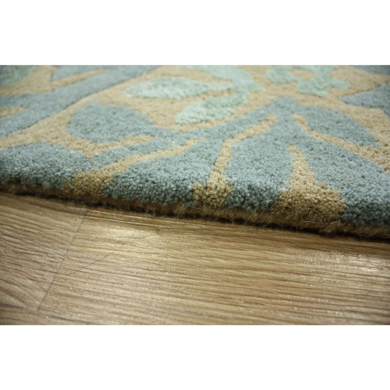 Morris & Co Autumn Flowers Eggshell 27508 Designer Wool / Viscose Rug - Rugs Of Beauty - 7