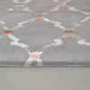 Sanderson Empire Trellis Slate Grey 45504 Designer Wool / Viscose Rug - Rugs Of Beauty - 4