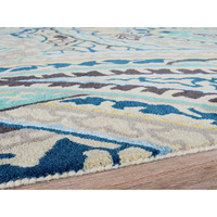Sanderson Kashmir Azure 46908 Designer Wool / Viscose Rug - Rugs Of Beauty - 3