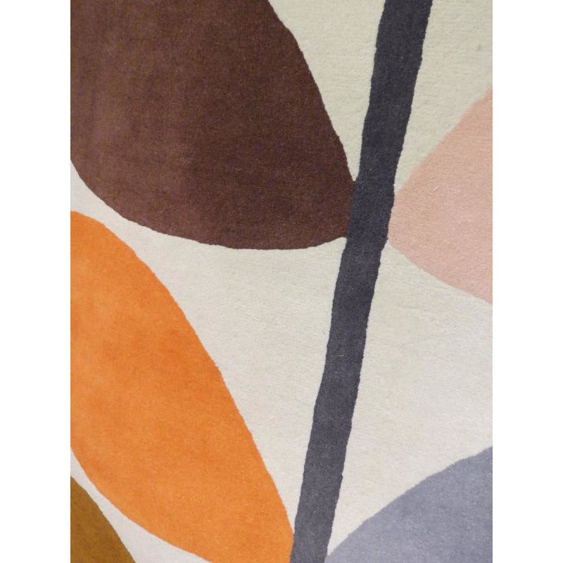 Orla Kiely Giant Multi Stem 059205 Designer Wool Rug - Rugs Of Beauty - 4