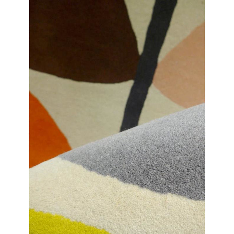 Orla Kiely Giant Multi Stem 059205 Designer Wool Rug - Rugs Of Beauty - 3