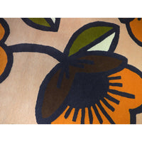 Orla Kiely Passion Flower Pink 059602 Designer Wool Rug - Rugs Of Beauty - 4