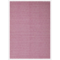 Modern Flatweave Diamond Design Pink Rug - Rugs Of Beauty