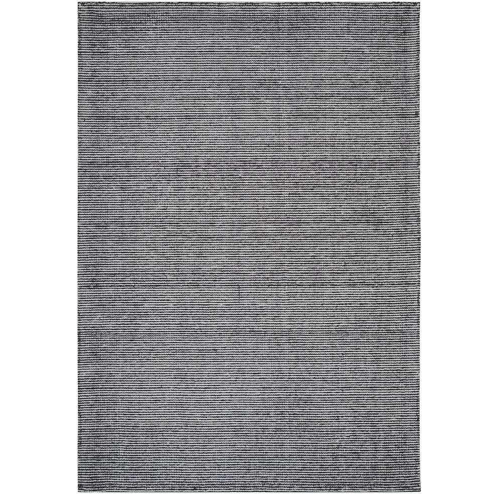 Londrina Black Modern Cut Loop Pile Rayon Cotton Rug - Rugs Of Beauty - 1