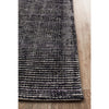 Londrina Black Modern Cut Loop Pile Rayon Cotton Rug - Rugs Of Beauty - 6