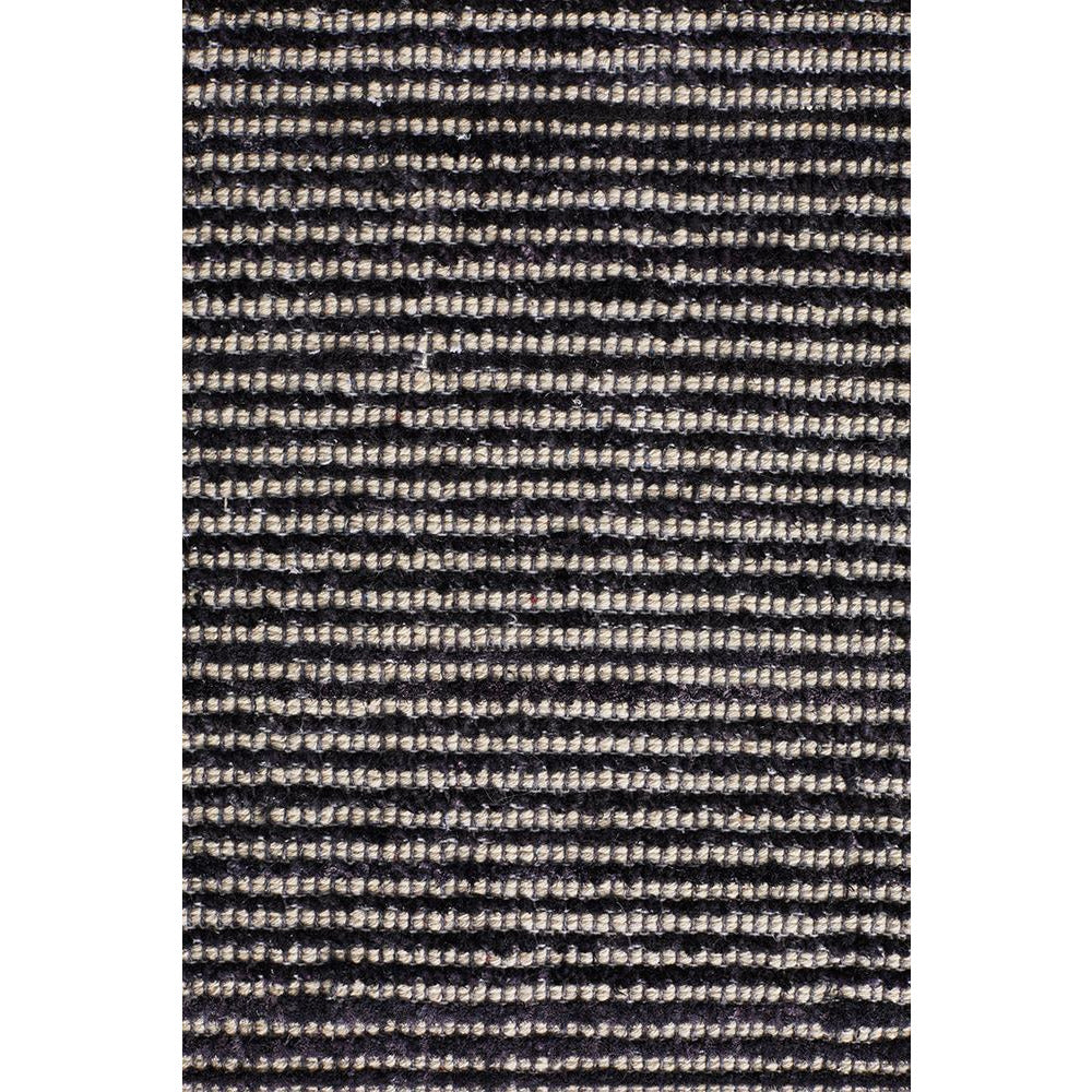 Londrina Black Modern Cut Loop Pile Rayon Cotton Rug - Rugs Of Beauty - 3