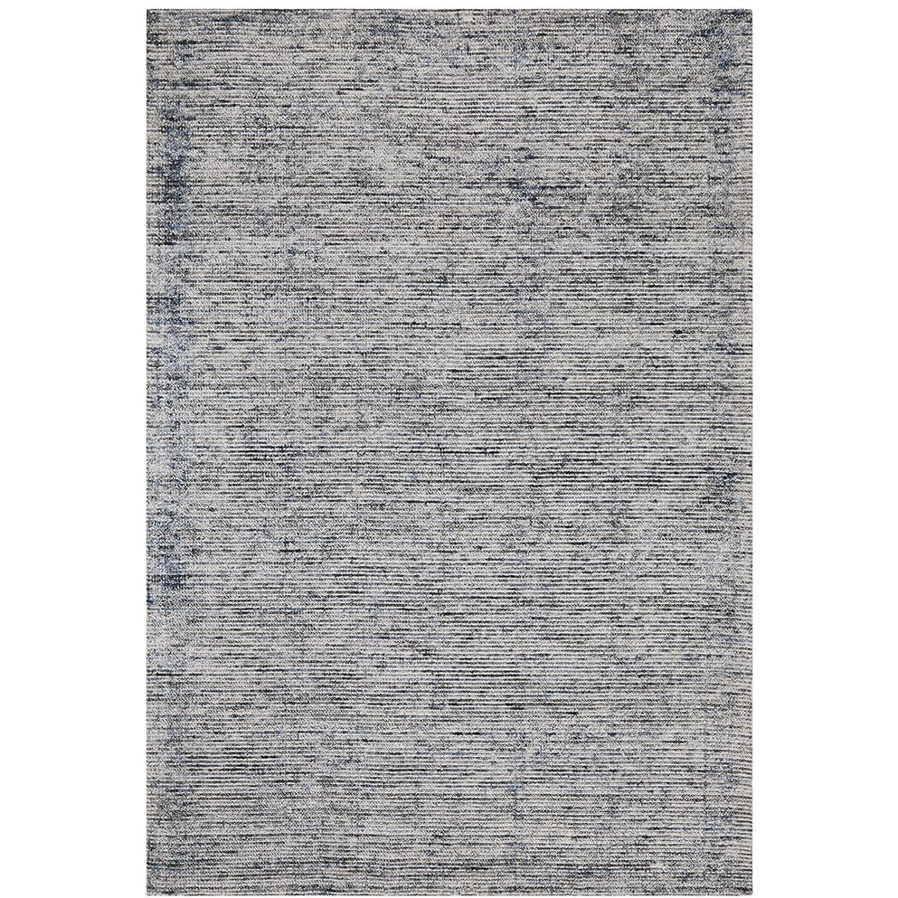 Londrina Indigo Blue Modern Cut Loop Pile Rayon Cotton Rug - Rugs Of Beauty - 1