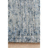 Londrina Indigo Blue Modern Cut Loop Pile Rayon Cotton Rug - Rugs Of Beauty - 5