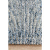 Londrina Indigo Blue Modern Cut Loop Pile Rayon Cotton Rug - Rugs Of Beauty - 5