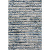 Londrina Indigo Blue Modern Cut Loop Pile Rayon Cotton Rug - Rugs Of Beauty - 6