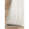 Londrina Ivory White Modern Cut Loop Pile Rayon Cotton Rug - Rugs Of Beauty - 7