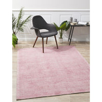 Londrina Rose Pink Modern Cut Loop Pile Rayon Cotton Rug - Rugs Of Beauty - 2