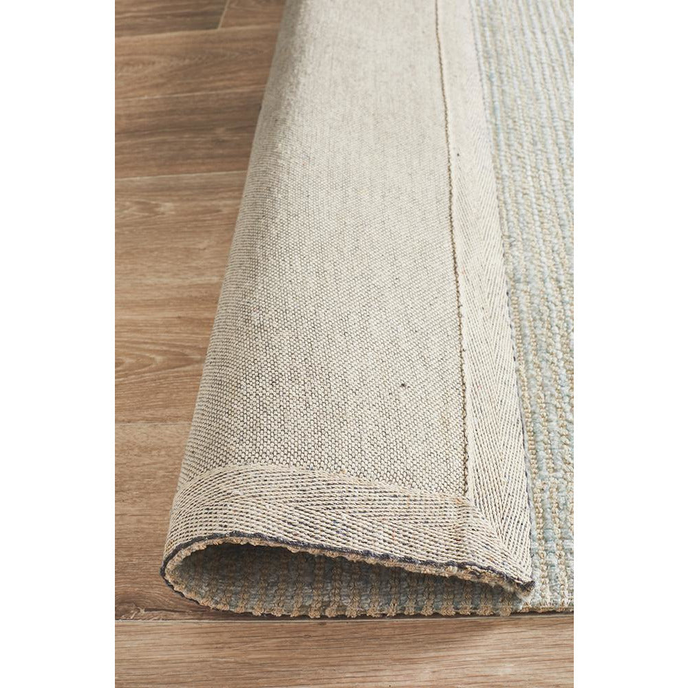 Londrina Sky Blue Modern Cut Loop Pile Rayon Cotton Rug - Rugs Of Beauty - 11