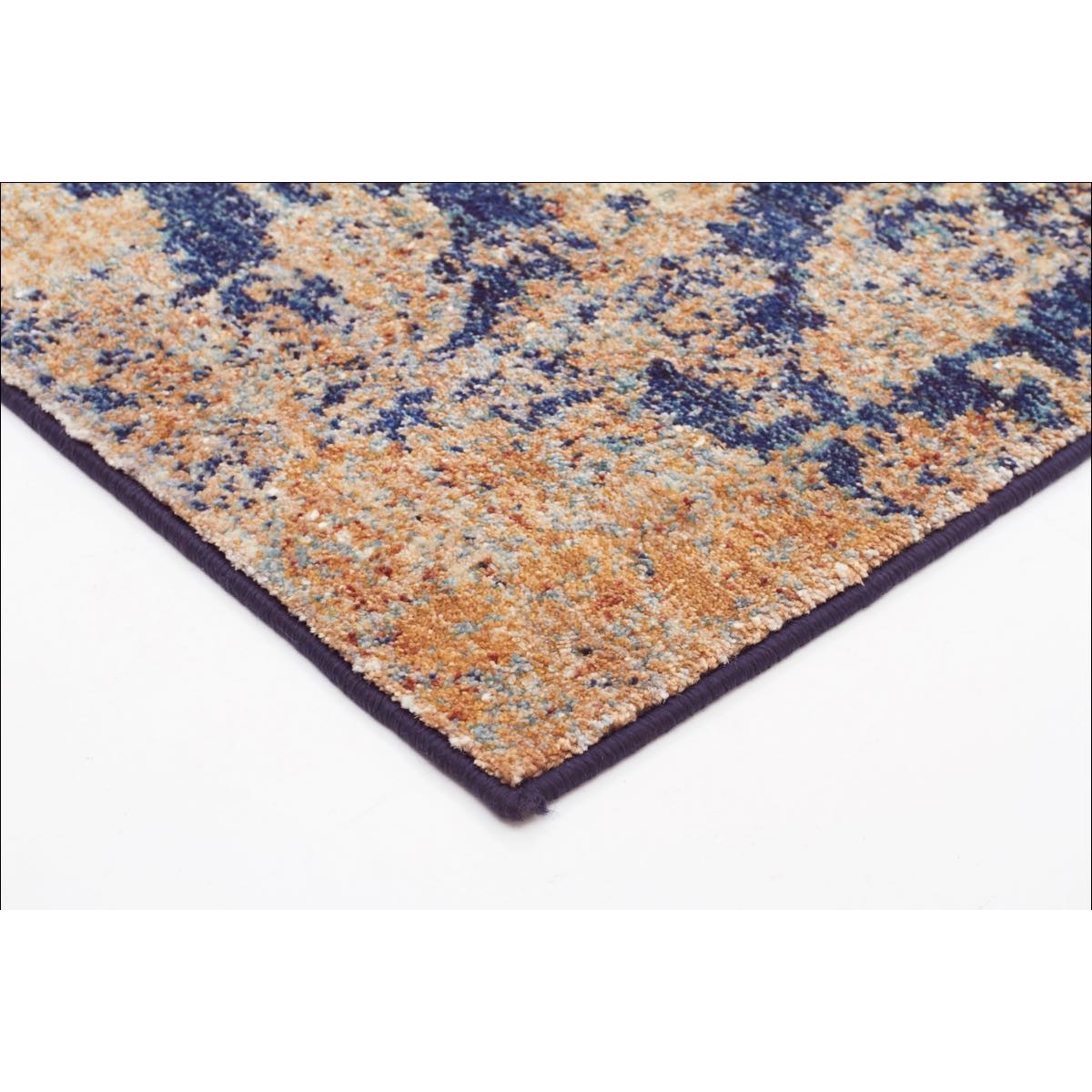 Beliz Blue Multi Colour Transitional Designer Rug - Rugs Of Beauty