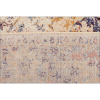 Beliz Beige Blue Multi Coloured Patterned Transitional Designer Rug - Rugs Of Beauty - 6