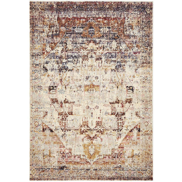 Beliz Multi Colour Wash Transitional Patterned Designer Rug - Rugs Of Beauty - 1