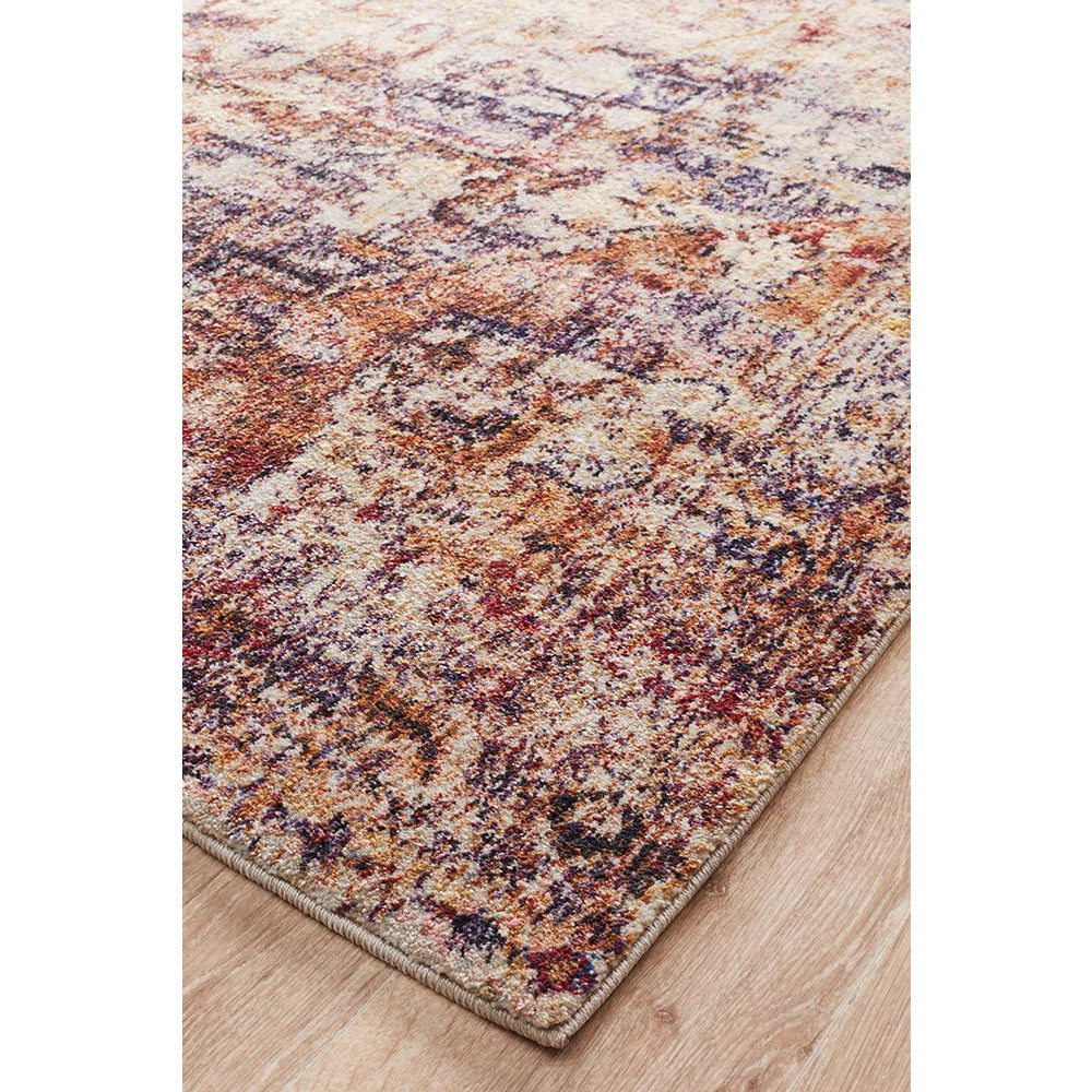 Beliz Multi Colour Wash Transitional Patterned Designer Rug - Rugs Of Beauty - 3